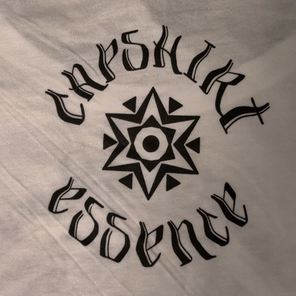 NEW Bamboo/ Organic Cotton Tee "Joy" Mandala White Scoop Neck T-Shirt L 5/$25 - Picture 4 of 9